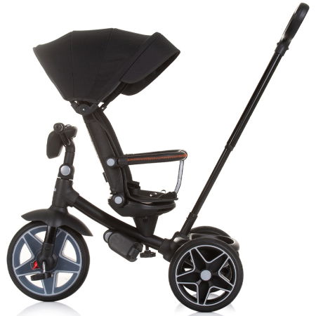 Tricicleta cu copertina si sezut reversibil Chipolino Derby obsidian [3]