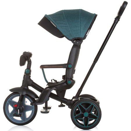 Tricicleta cu copertina si sezut reversibil Chipolino Derby teal [1]