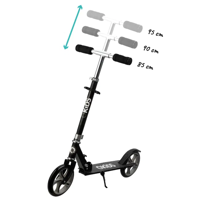 Trotineta freestyle, QKIDS, WEISS Black [4]