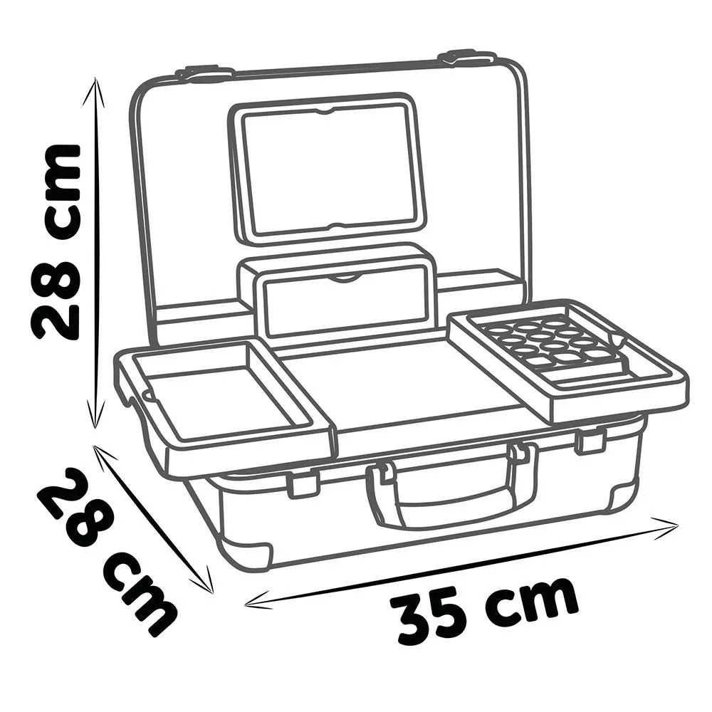 Trusa doctor copii, din plastic, Smoby Medical Case, 11 piese [2]