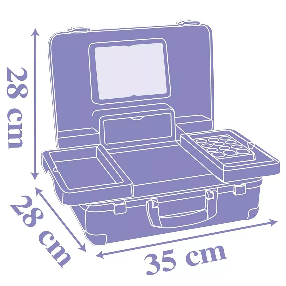 Trusa machiaj copii, cu 13 accesorii, Frozen Beauty Vanity [3]