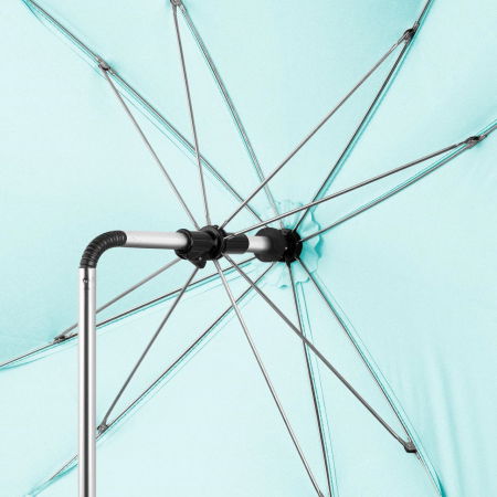 Umbreluta de soare ajustabila cu protectie solara UV 50+, pentru carucior bebelusi, menta, Reer ShineSafe Mint 84173 [7]