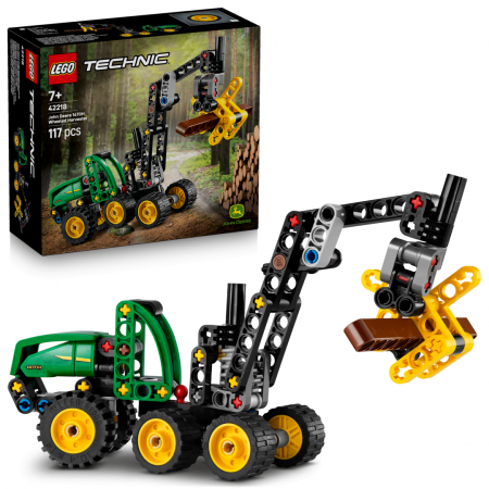 Puzzle - UTILAJ DE TAIAT SI STIVUIT COPACI JOHN DEERE LEGO42218