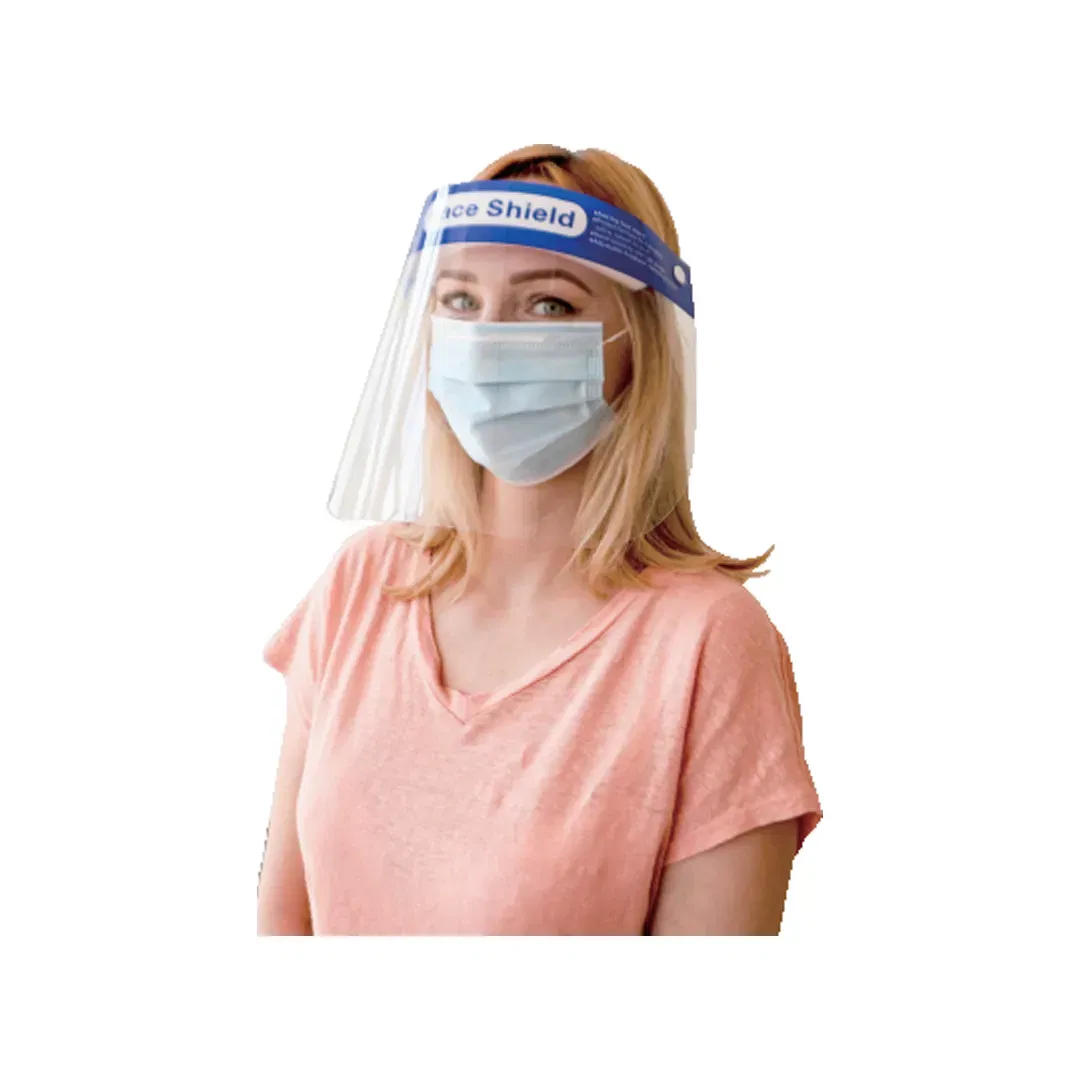 Produse - Viziera de protectie faciala, Face Shield, antiaburire, cu burete si elastic, 1buc, FM-45