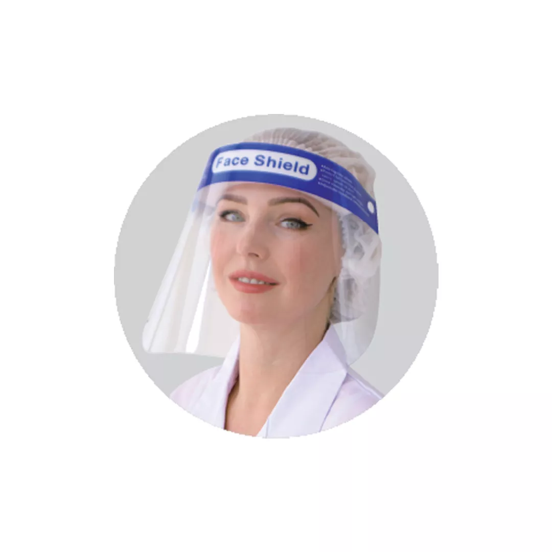 Viziera de protectie faciala, antiaburire, cu burete si elastic, set 3 buc, FM-05 [3]
