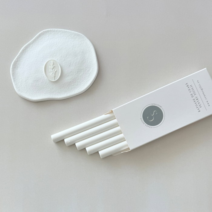 Baton de ceară alb, batoane de ceară albe pentru sigilii [2]