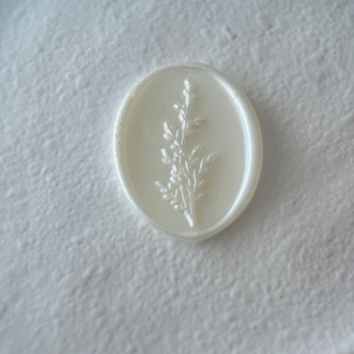 Baton de ceară alb sidefat, batoane de ceară perlate pentru sigilii [3]