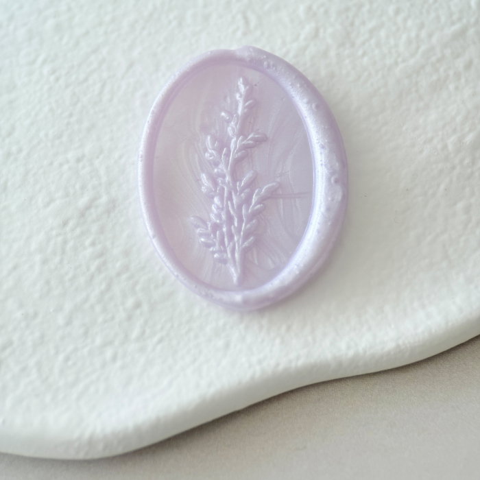 Baton de ceară mov sidefat pentru sigilii [3]