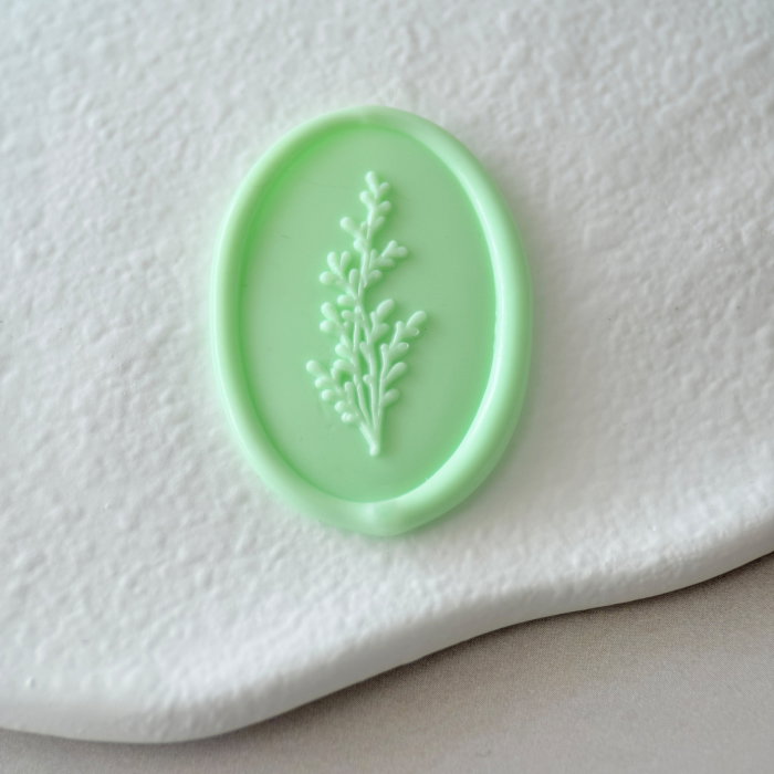 Baton de ceară verde pal, batoane de ceară verde pastel pentru sigilii [3]
