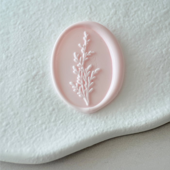 Baton de ceară roz pal pentru sigilii [3]