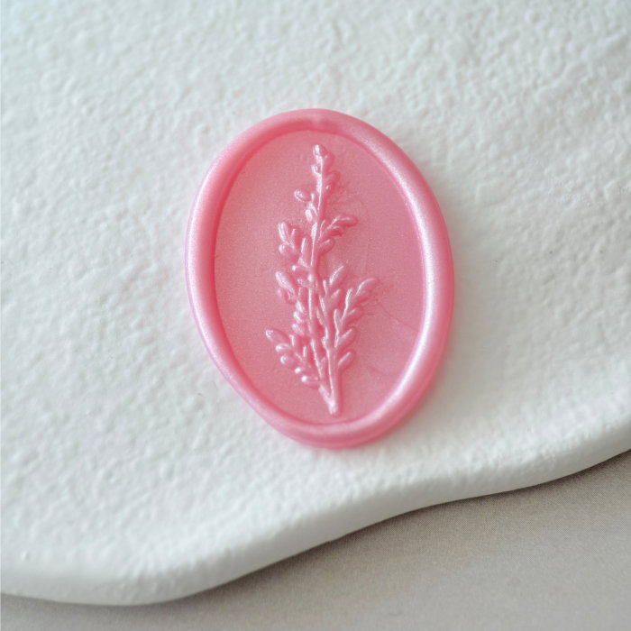 Baton de ceară roz sidefat, batoane de ceară perlate roz pentru sigilii [3]