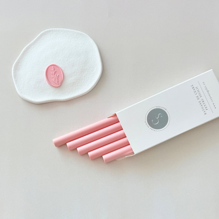 Baton de ceară roz trandafiriu, batoane de ceară roz pastel pentru sigilii [2]