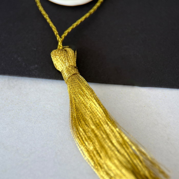 Ciucuri lurex aurii, ciucuri aurii pentru invitații, ciucuri decorativi aurii [2]