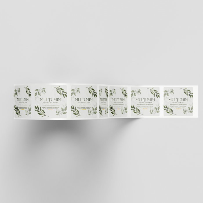 Etichete Multumim pentru comanda 6x6cm [3]