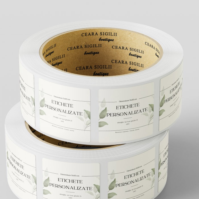 Etichete personalizate 50x85 mm lucioase, stickere dreptunghi rezistente, etichete autoadezive sintetice [3]