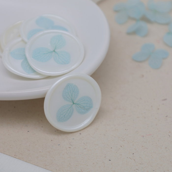 Flori de hortensie pentru sigilii ceara cu hortensie invitatii nunta [2]