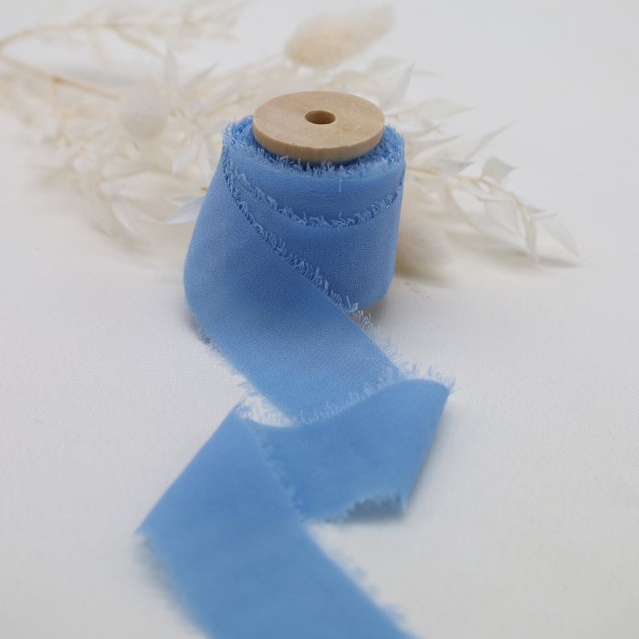 Panglica de matase bleo [3]