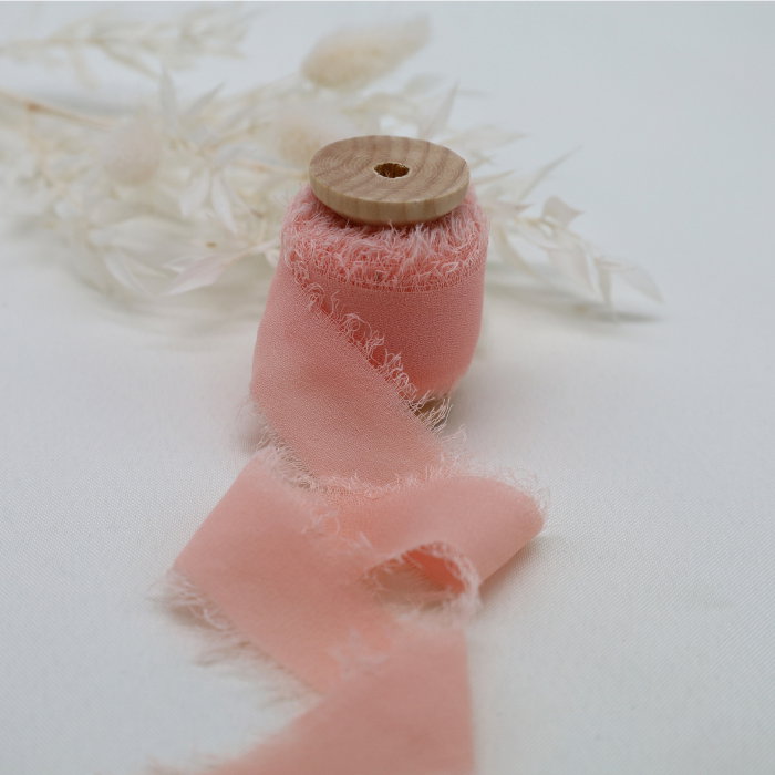 Panglica de matase roz [3]