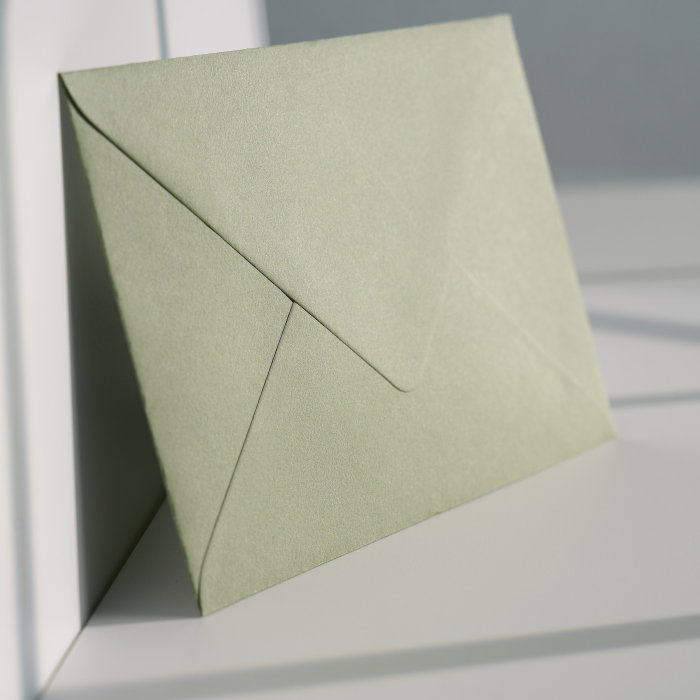 Plic B6 olive texturat 120g, plic verde măsliniu premium, plic olive elegant [2]