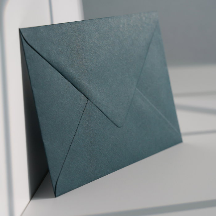 Plic B6 verde închis mineral texturat 120g, plic verde închis premium, plic verde elegant [2]
