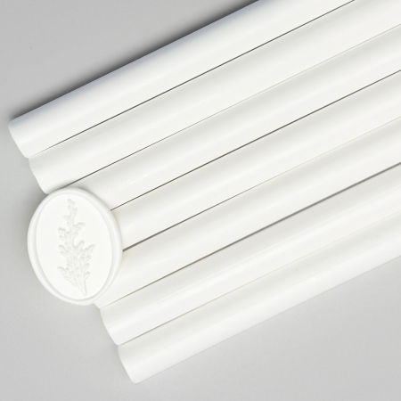 Batoane de ceara pentru sigilii - Baton de ceară alb, batoane de ceară albe pentru sigilii