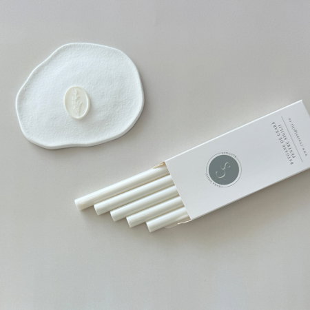 Baton de ceară alb sidefat, batoane de ceară perlate pentru sigilii [1]