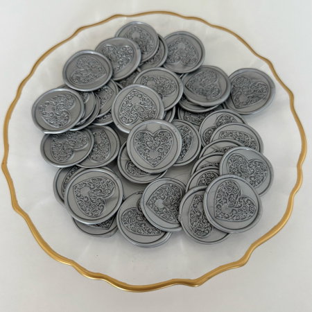 Baton de ceară argintiu, batoane de ceară argintii pentru sigilii [3]