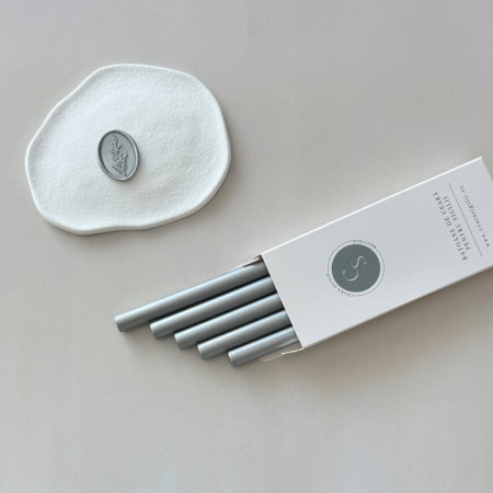 Baton de ceară argintiu, batoane de ceară argintii pentru sigilii [1]