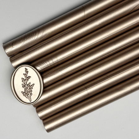 Batoane de ceara pentru sigilii - Baton de ceară champagne, batoane de ceară auriu deschis pentru sigilii