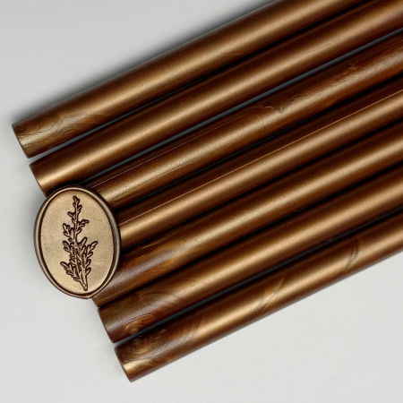 Batoane de ceara pentru sigilii - Baton de ceară cupru, batoane de ceară cupru metalic pentru sigilii