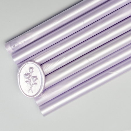 Ceara pentru sigilii - Baton de ceară mov sidefat pentru sigilii