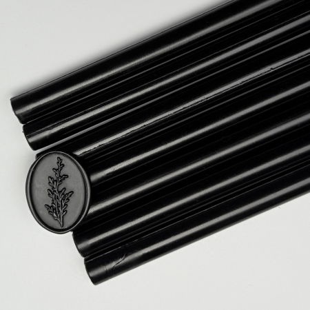 Batoane de ceara pentru sigilii - Baton de ceară negru, batoane de ceară negre pentru sigilii