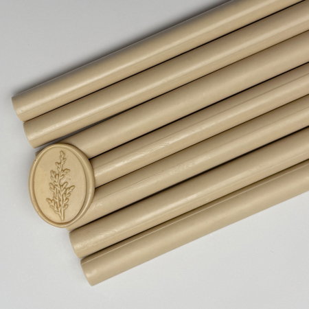 Ceara pentru sigilii - Baton de ceară nude, batoane de ceară bej deschis pentru sigilii