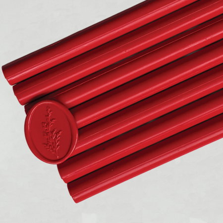 Baton de ceară roșu aprins, batoane de ceară roșii pentru sigilii