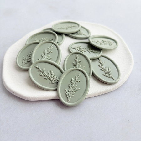 Baton de ceară verde eucalipt pentru sigilii [1]