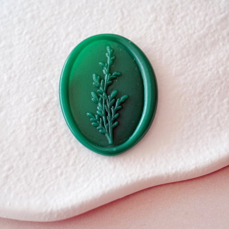 Baton de ceară verde pădure, batoane de ceară verde închis pentru sigilii [2]