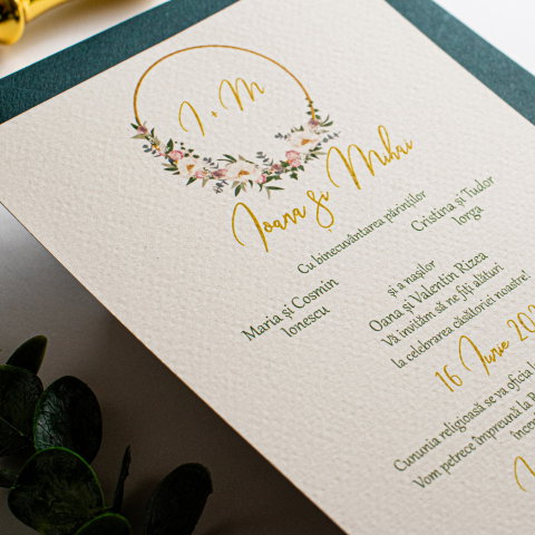 Carton crem texturat pentru invitatii de nunta [3]