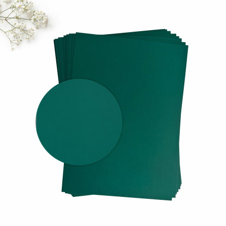 CARTON INVITATII NUNTA - Carton invitatii nunta verde soft-touch Plike green