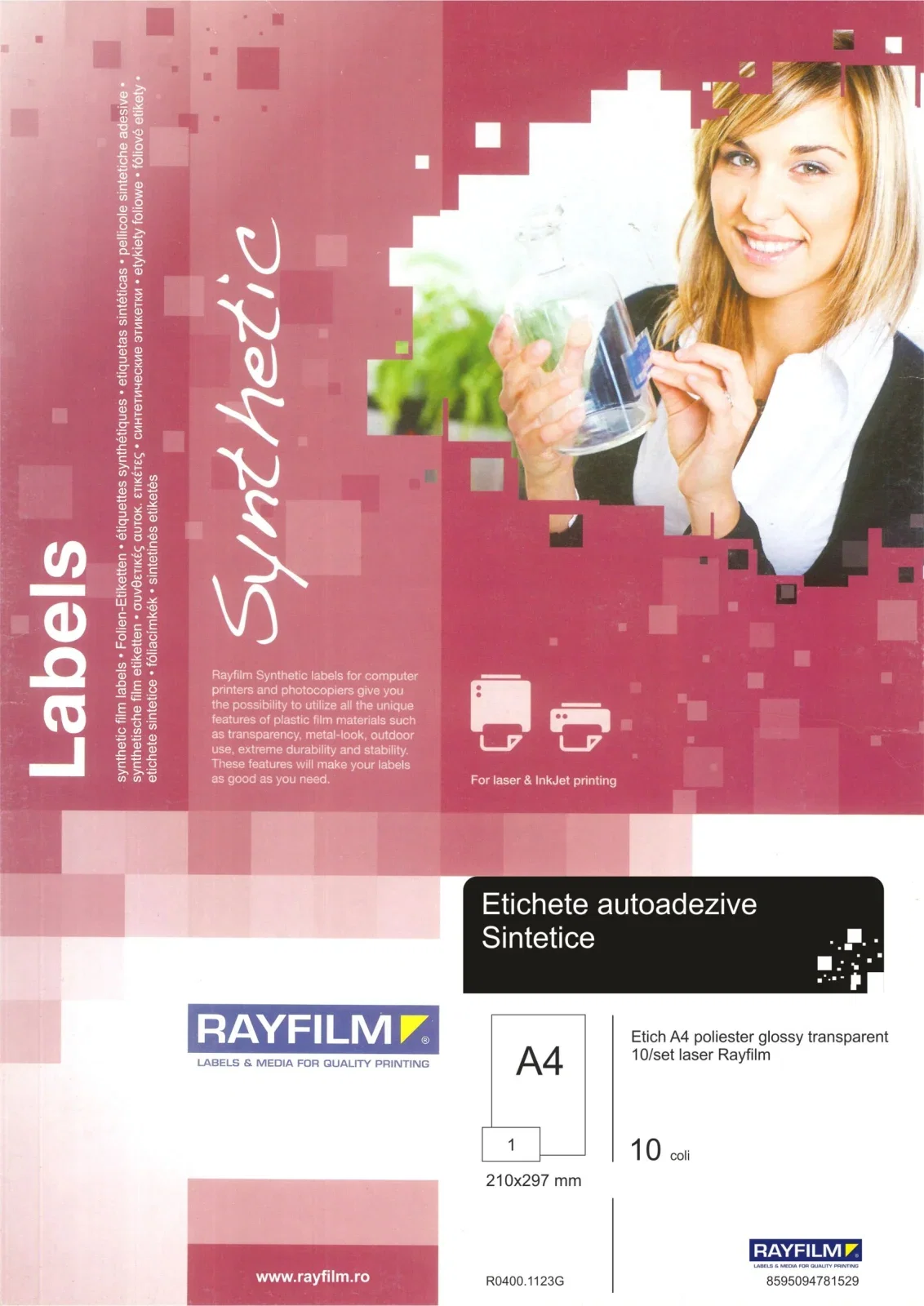 CARTON INVITATII NUNTA - foi-etichete-a4-transparente-rayfilm