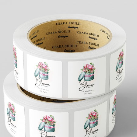 ETICHETE ADEZIVE - etichete personalizate pentru florarie