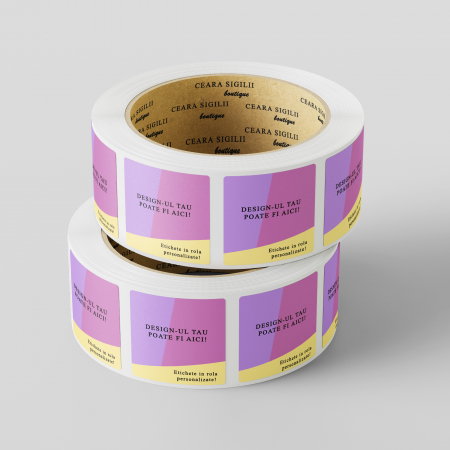 Etichete personalizate 50x40 mm mate, stickere rezistente, etichete autoadezive sintetice mici [1]