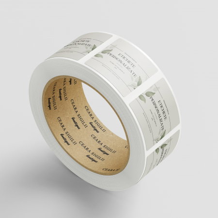 Etichete personalizate 50x85 mm lucioase, stickere dreptunghi rezistente, etichete autoadezive sintetice [1]