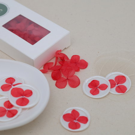 Flori de hortensie pentru sigilii ceara cu hortensie invitatii nunta [3]