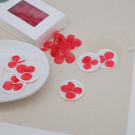 Accesorii pentru sigilii - Flori de hortensie pentru sigilii ceara cu hortensie invitatii nunta