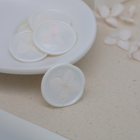 Flori de hortensie pentru sigilii ceara cu hortensie invitatii nunta [1]