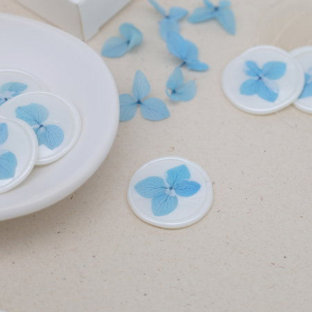 Flori de hortensie pentru sigilii ceara cu hortensie invitatii nunta [2]