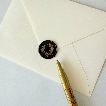 Accesorii - Marker cu vopsea auriu pentru sigilii ceara