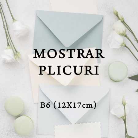 Plicuri B6 (12x17cm) - Mostrar plicuri colorate B6