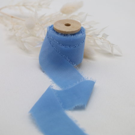 Panglica de matase bleo [2]