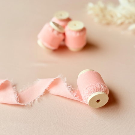 Panglica si snur - Panglica de matase roz